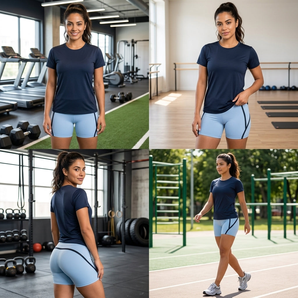 Set. 2 piezas blusa + short